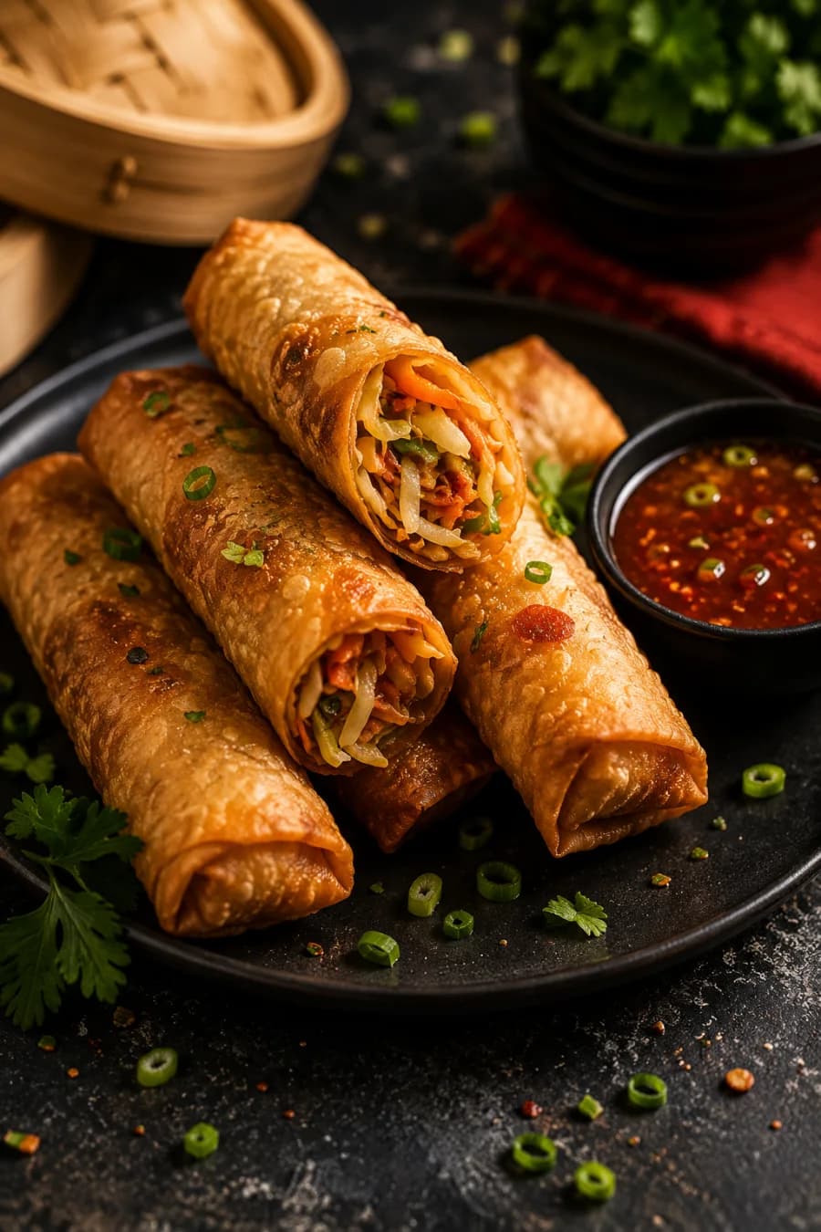 Crispy Chicken Rolls